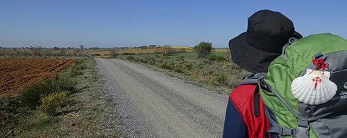 A pilgrim on his way to St. James