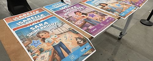Affiches personnalisées produites industriellement