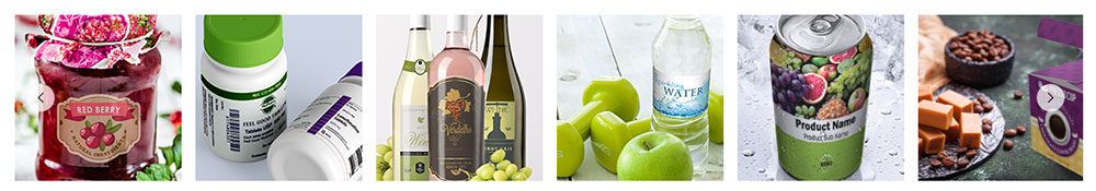 Différents types d'étiquettes personnalisées