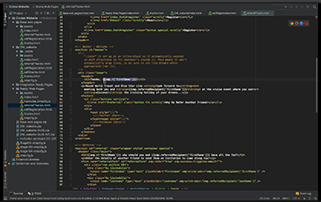 WebStorm - Edition de code HTML5 avec balises XMPie AngularJS