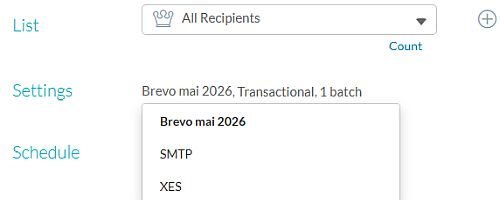Brevo dans XMPie Circle